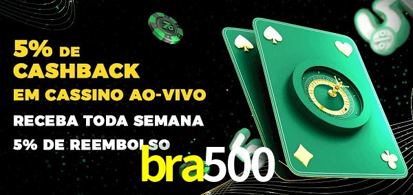 Promoções do cassino ao Vivo bra500
